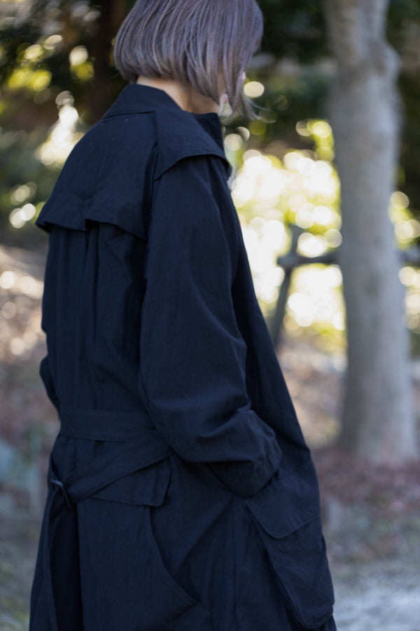 kurohune coat K100 SIC Black