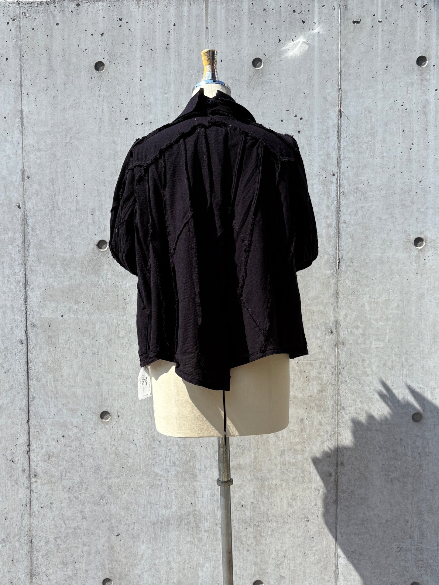 trapèze blouse K511 soft chizimi black