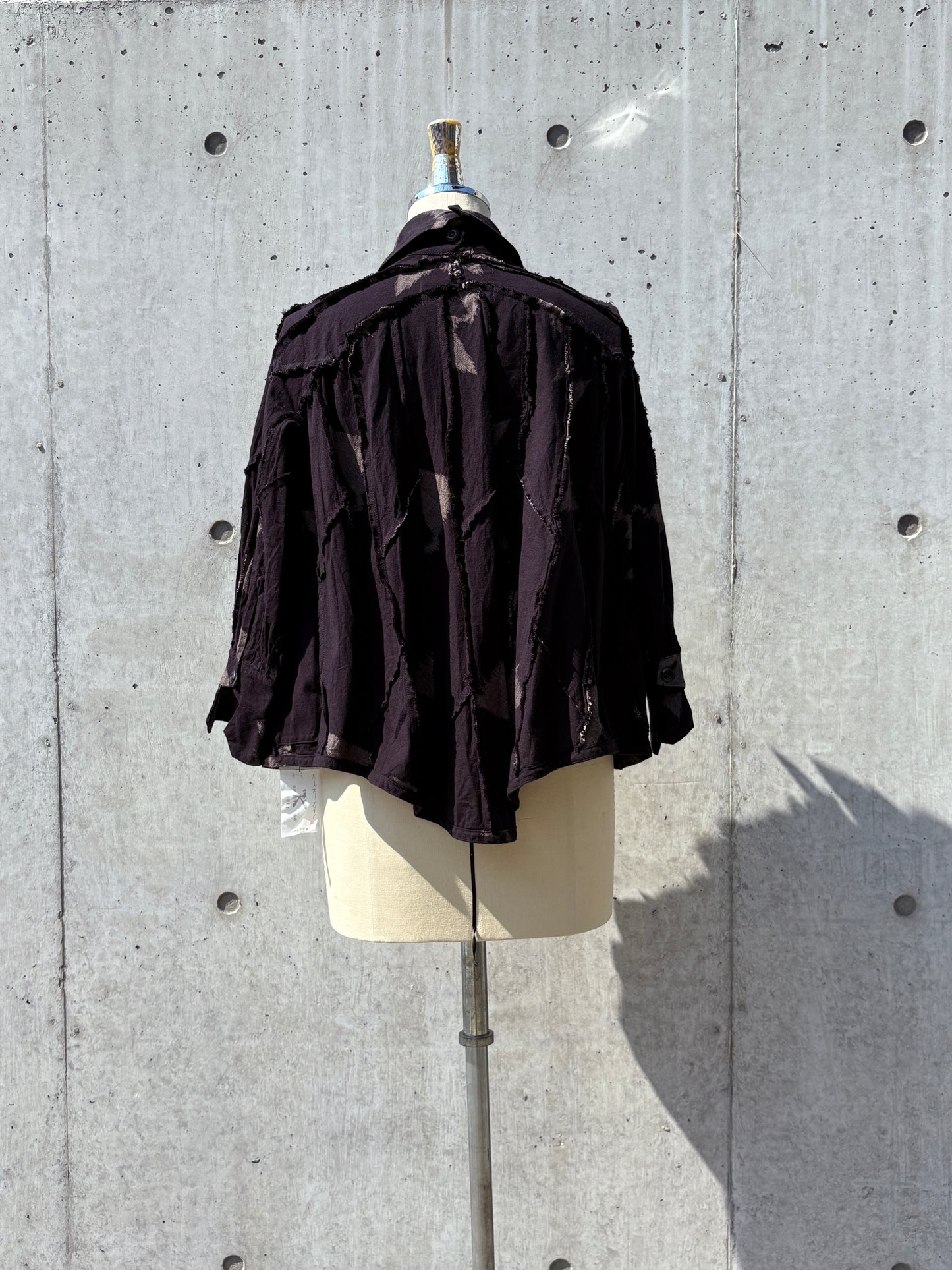 trapèze blouse K511 kodo black/beige