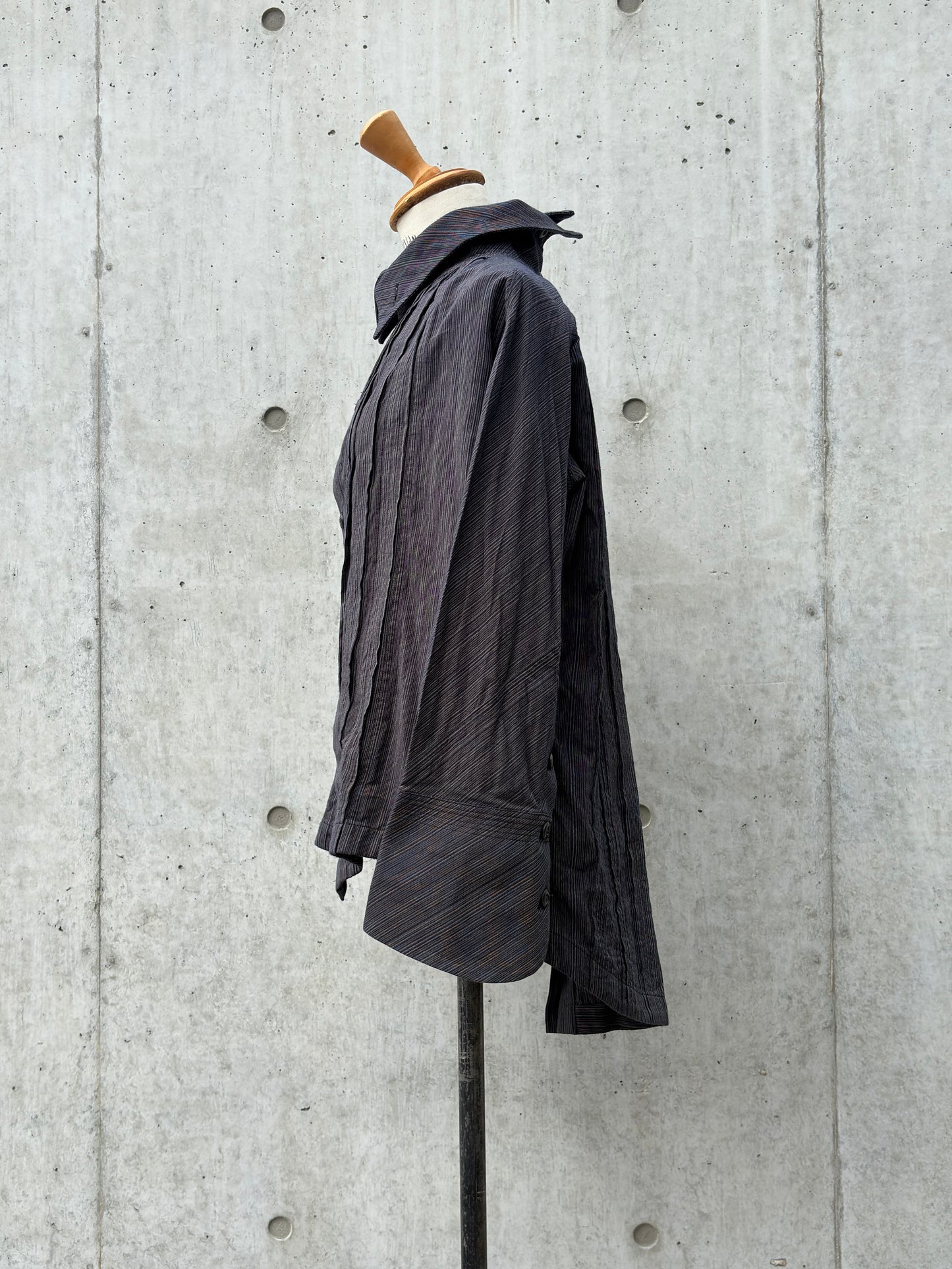 ultimate shirts K504 SIC yatara.stripe navy/khaki