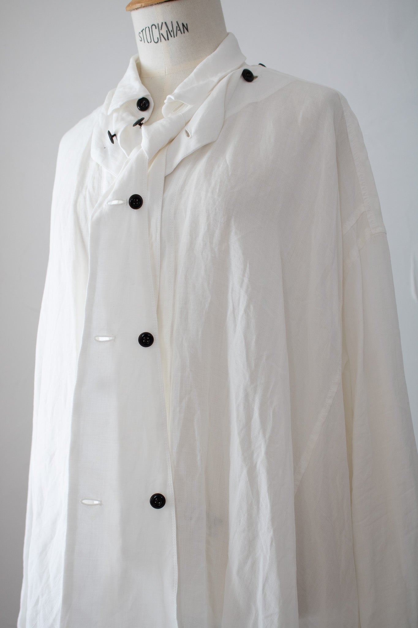 K500 cotton herringbone white