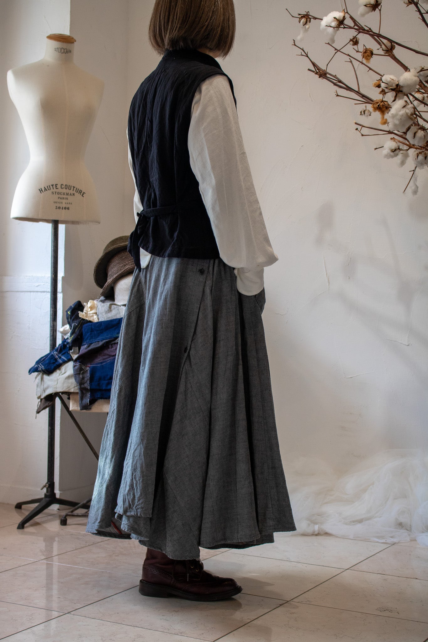 mannish vest K601 SIC black