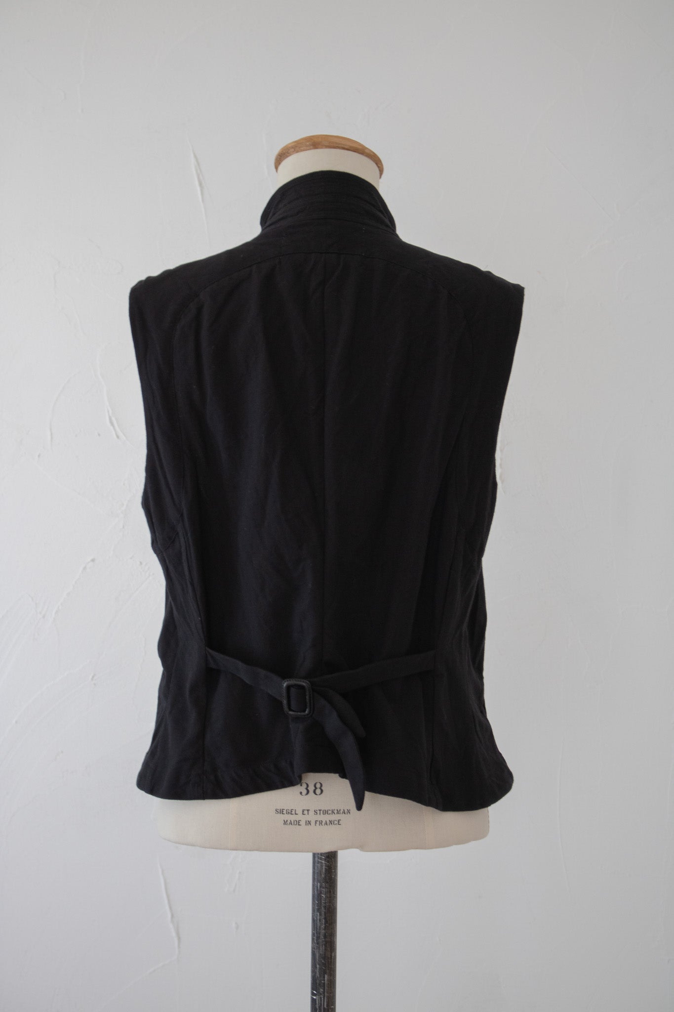 mannish vest K601 SIC black