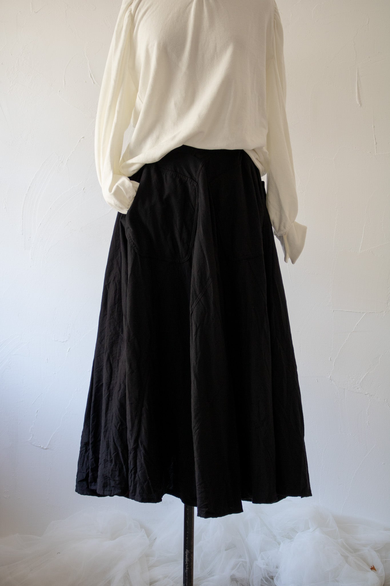 sidesaddle skirt K901 SIC black