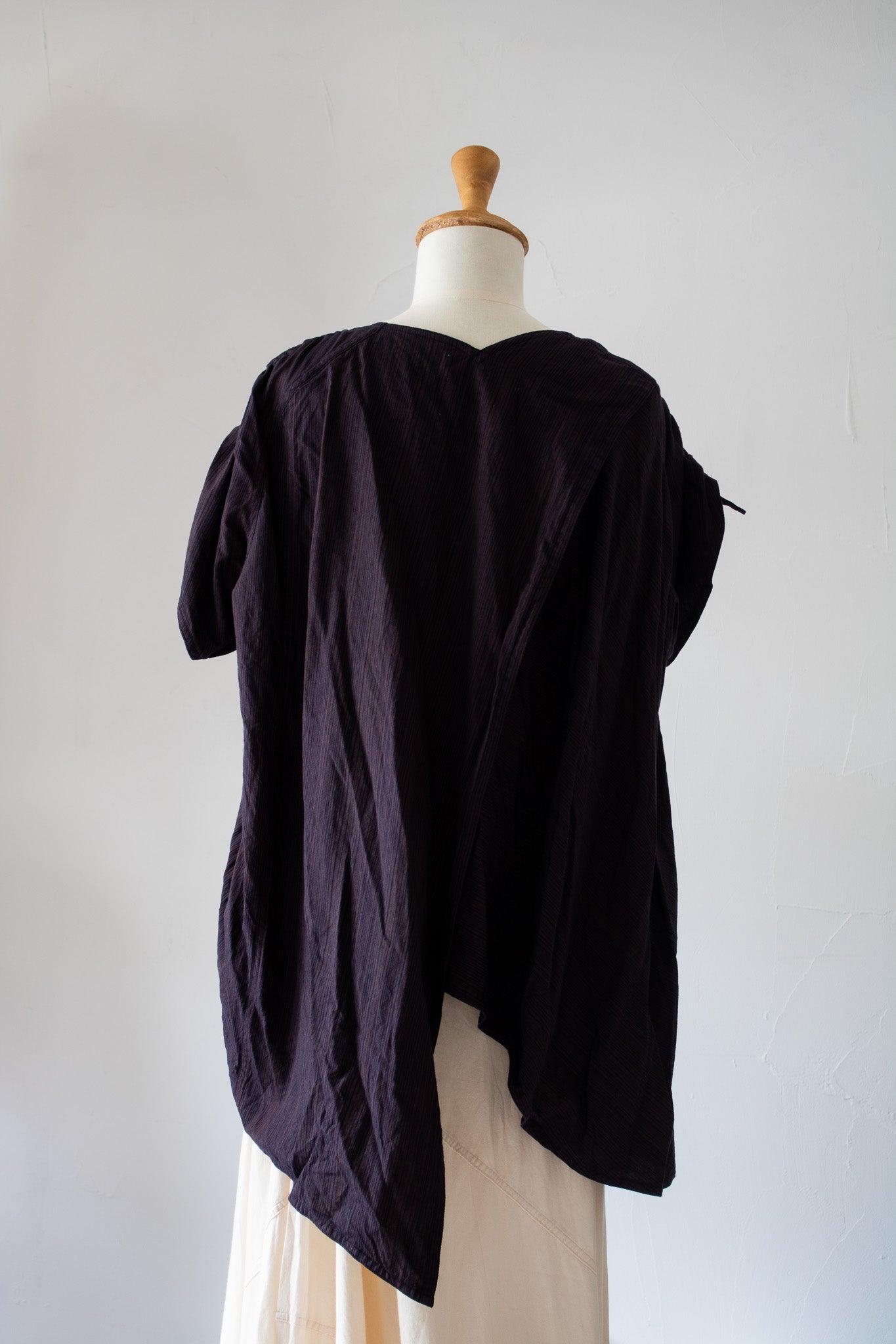 short sleeve blouse K501-A SIC yatara.stripe bronze