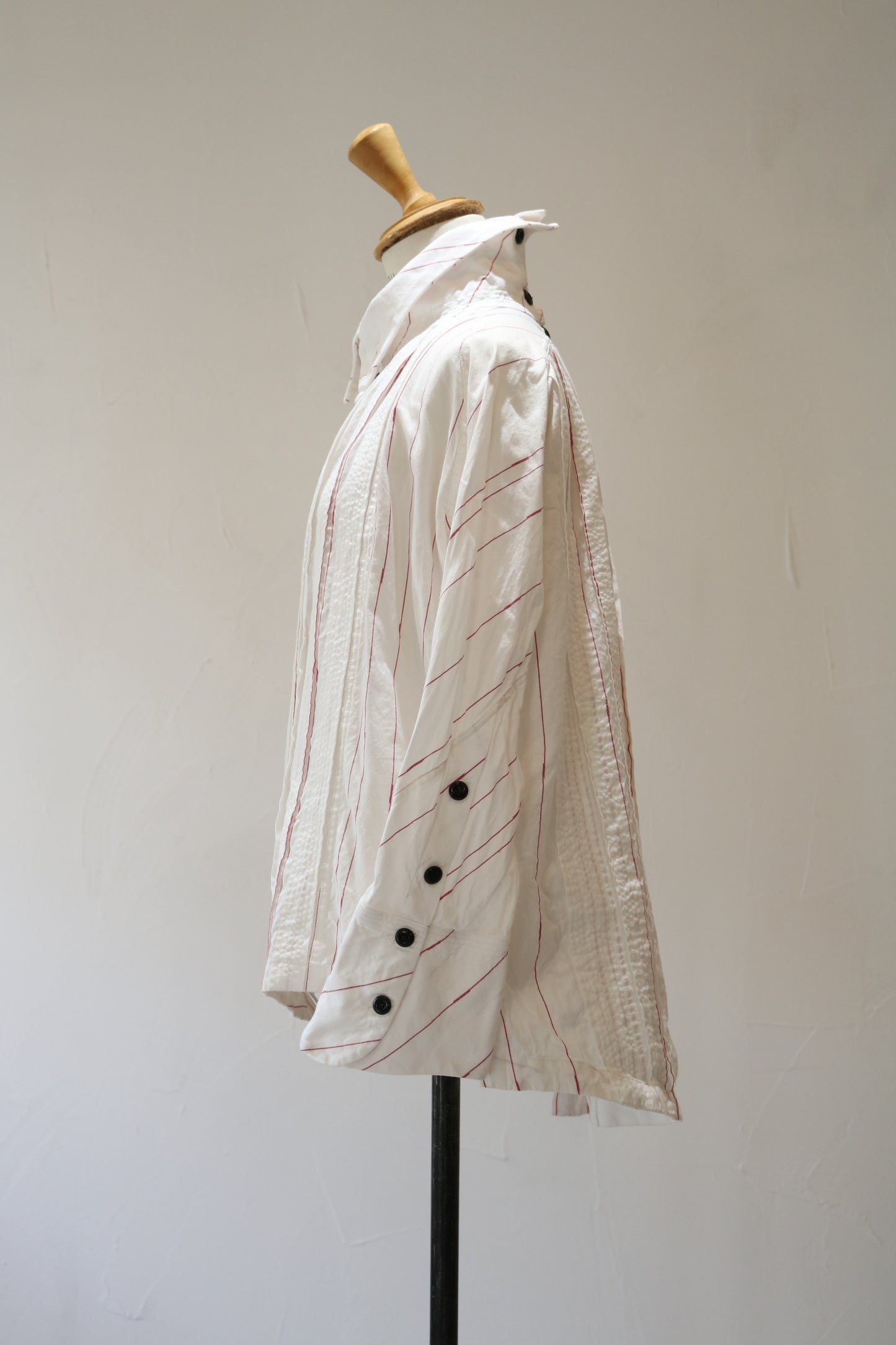 ultimate blouse K504 SIC stripe white/red