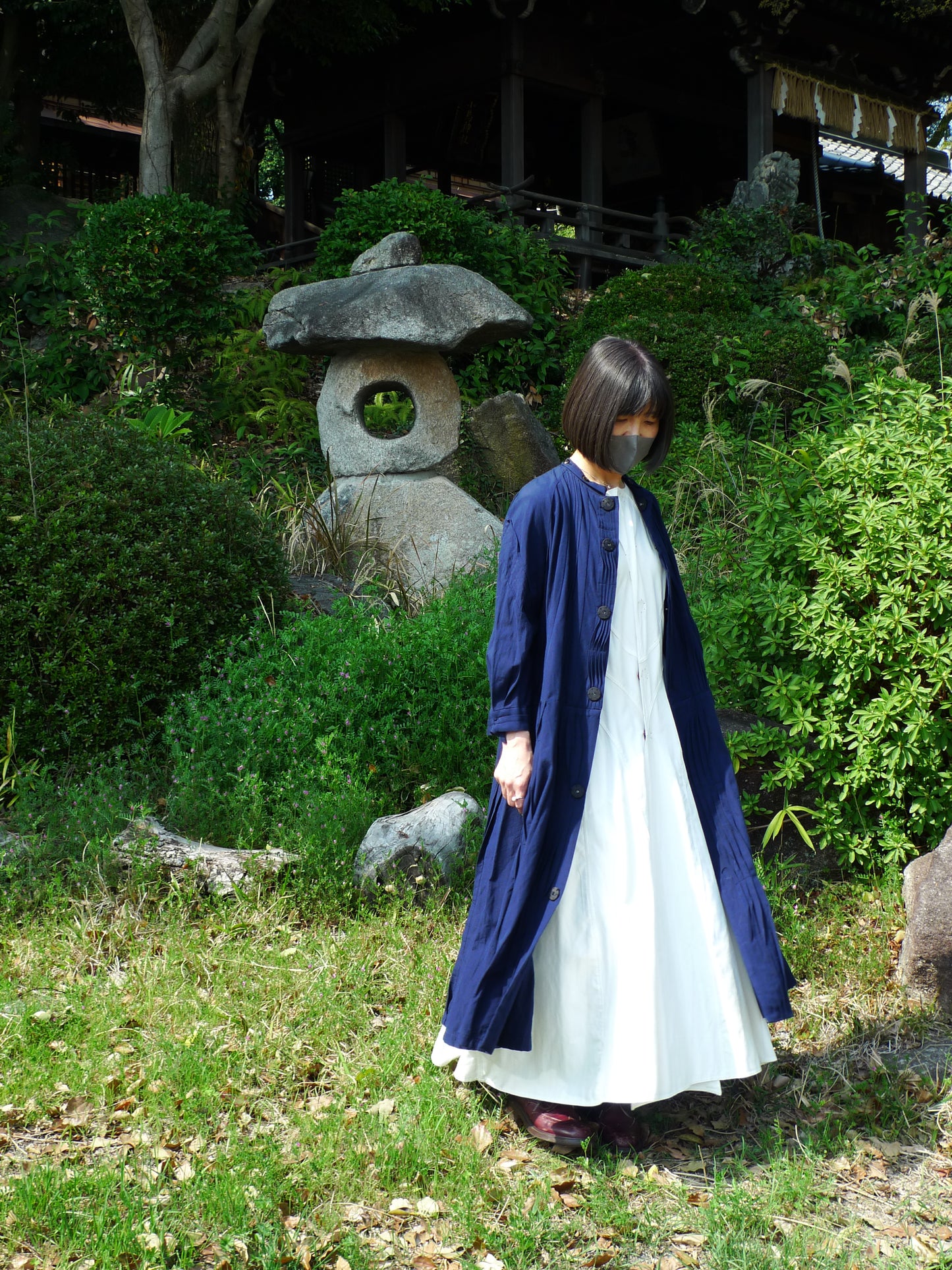 tuck one-piece K209 SIC navy
