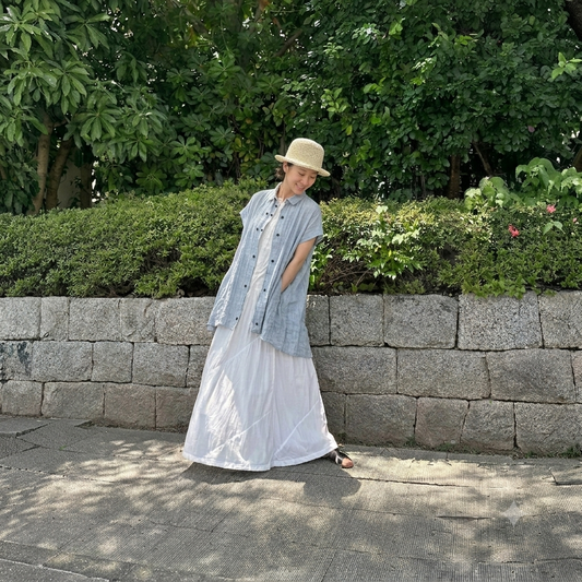 【新作】お客様のアイデアから生まれた、自由に着こなす夏の「KIRUMONO」ブラウス
