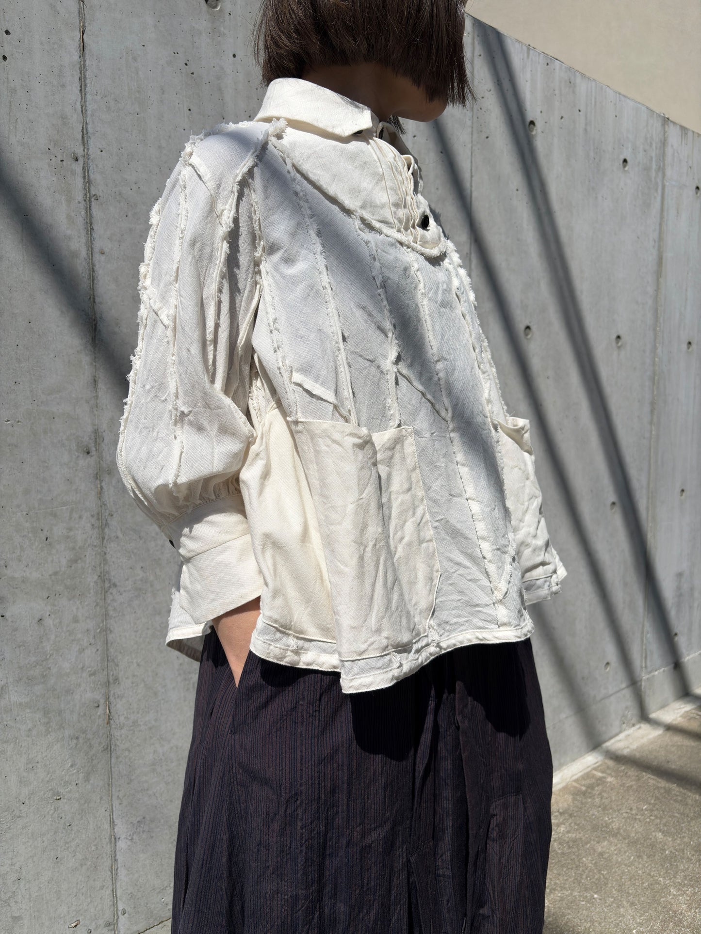 trapèze blouse K511 SIC white