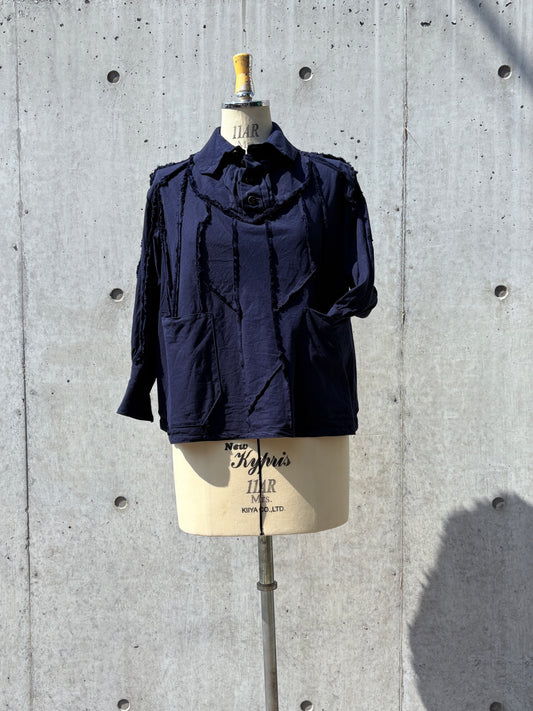 trapèze blouse K511 SIC navy