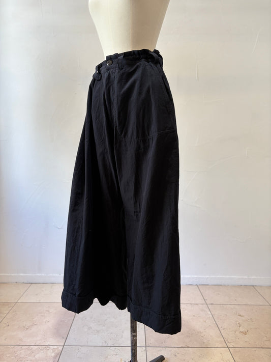 wide pants K704 SIC black