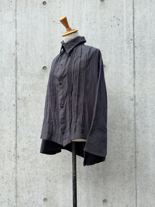ultimate shirts K504 SIC yatara.stripe navy/khaki