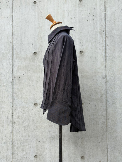 ultimate shirts K504 SIC yatara.stripe navy/khaki