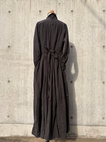 one-piece dress K214 SIC yatara.stripe navy/khaki