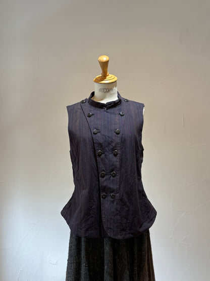 unisex Vest SIC yatara.stripe bronze K603