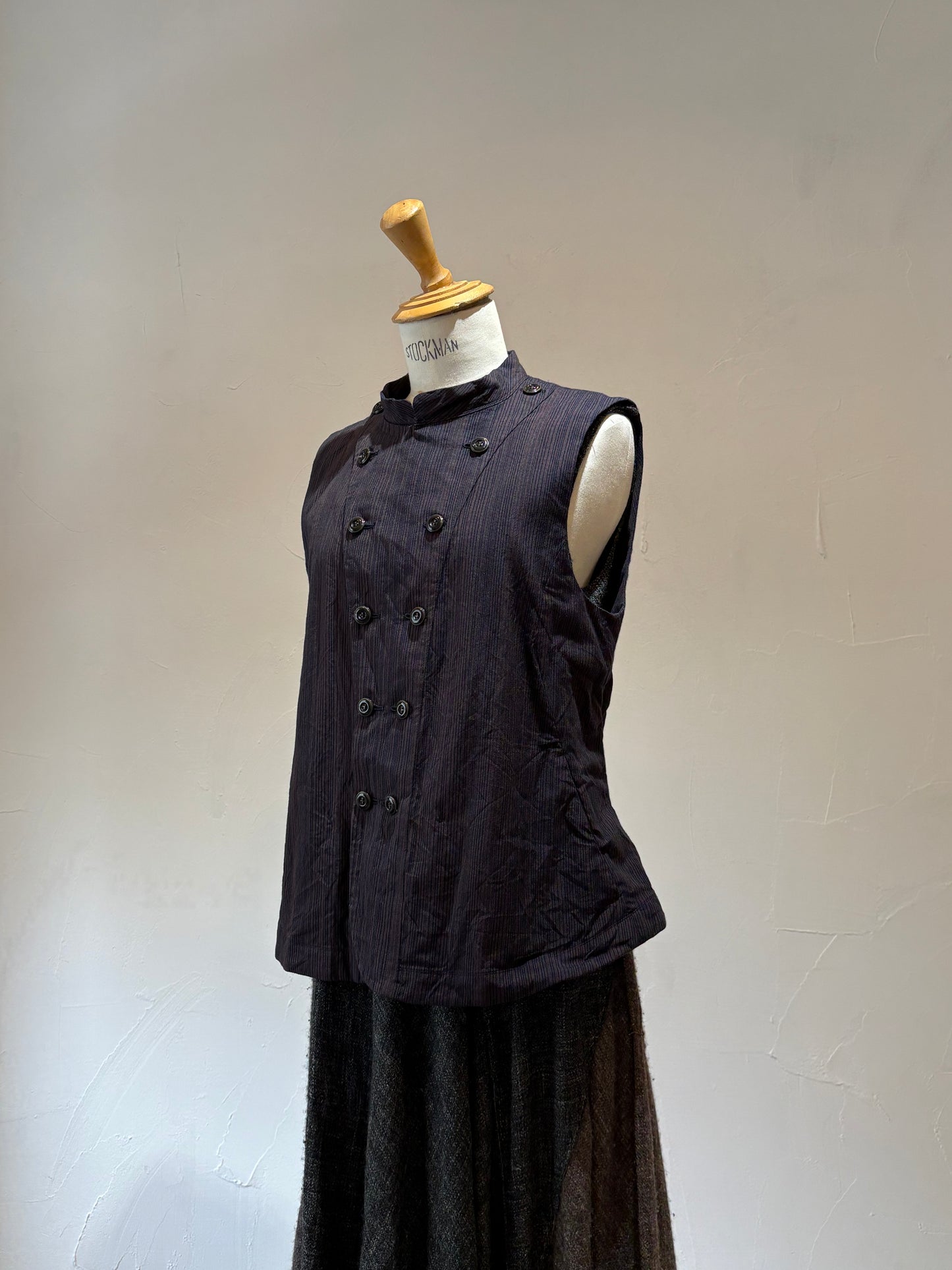 unisex Vest SIC yatara.stripe bronze K603