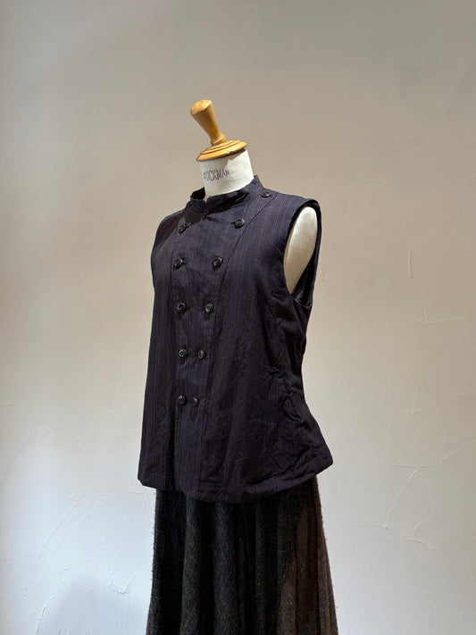 unisex Vest SIC yatara.stripe bronze K603