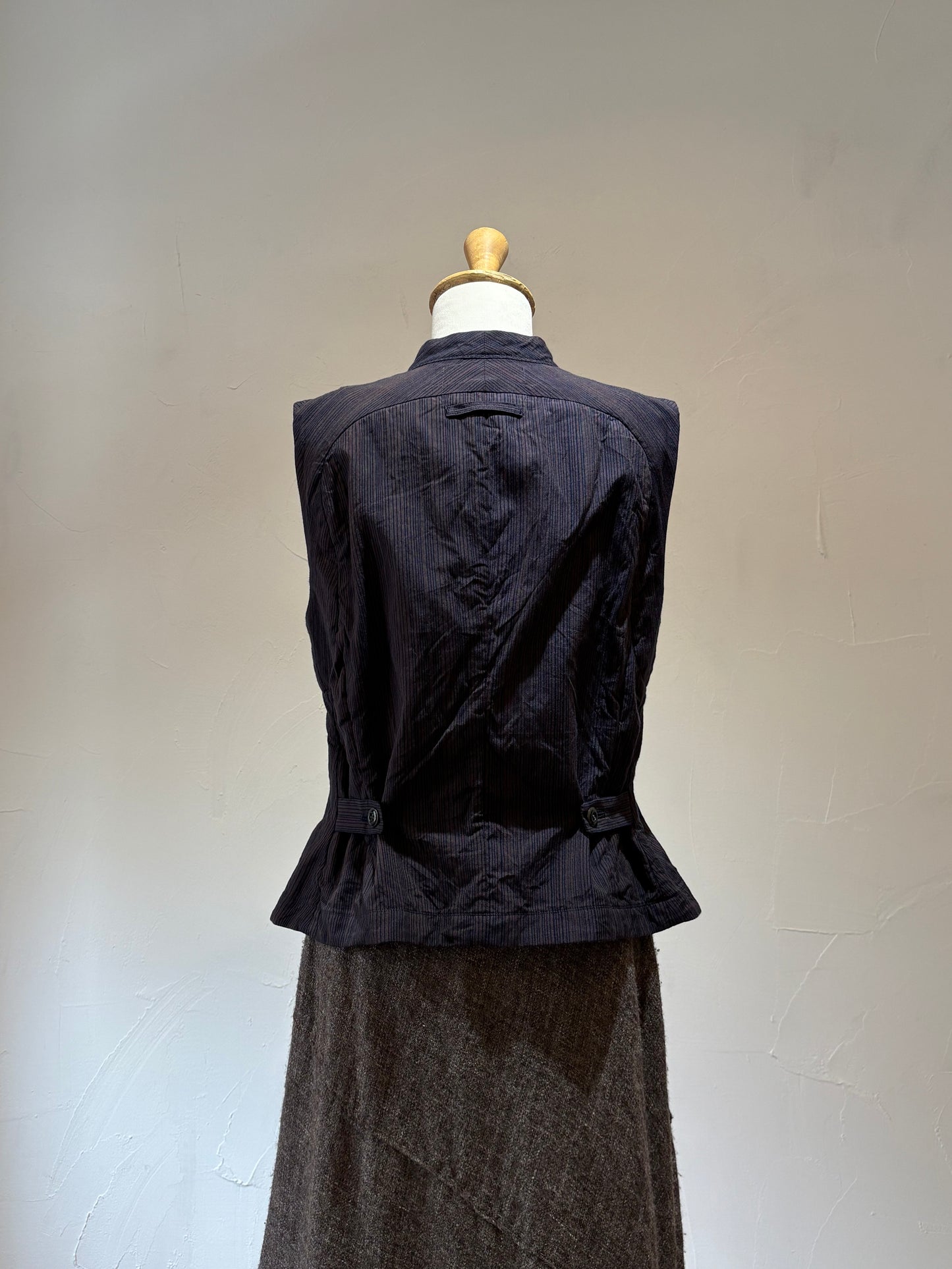 unisex Vest SIC yatara.stripe bronze K603