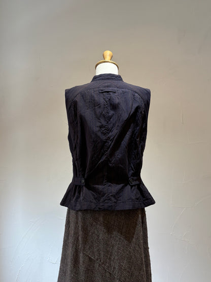 unisex Vest SIC yatara.stripe bronze K603