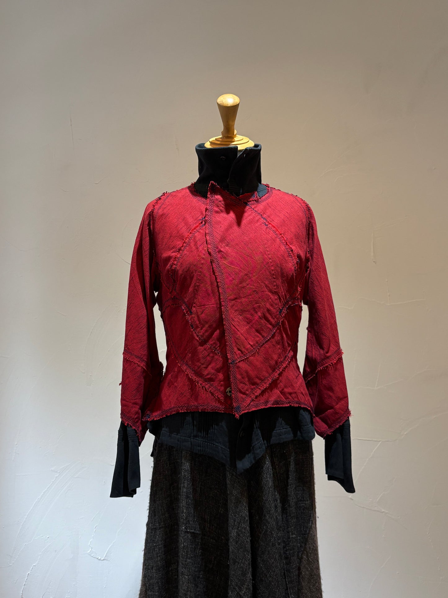 Departure jacket K400De 60/2 kirikasuri red