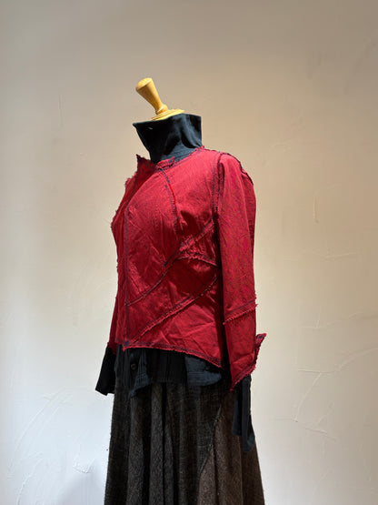 Departure jacket K400De 60/2 kirikasuri red