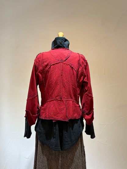 Departure jacket K400De 60/2 kirikasuri red