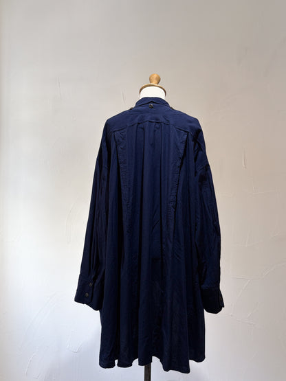 drape blouse K500-A SIC navy