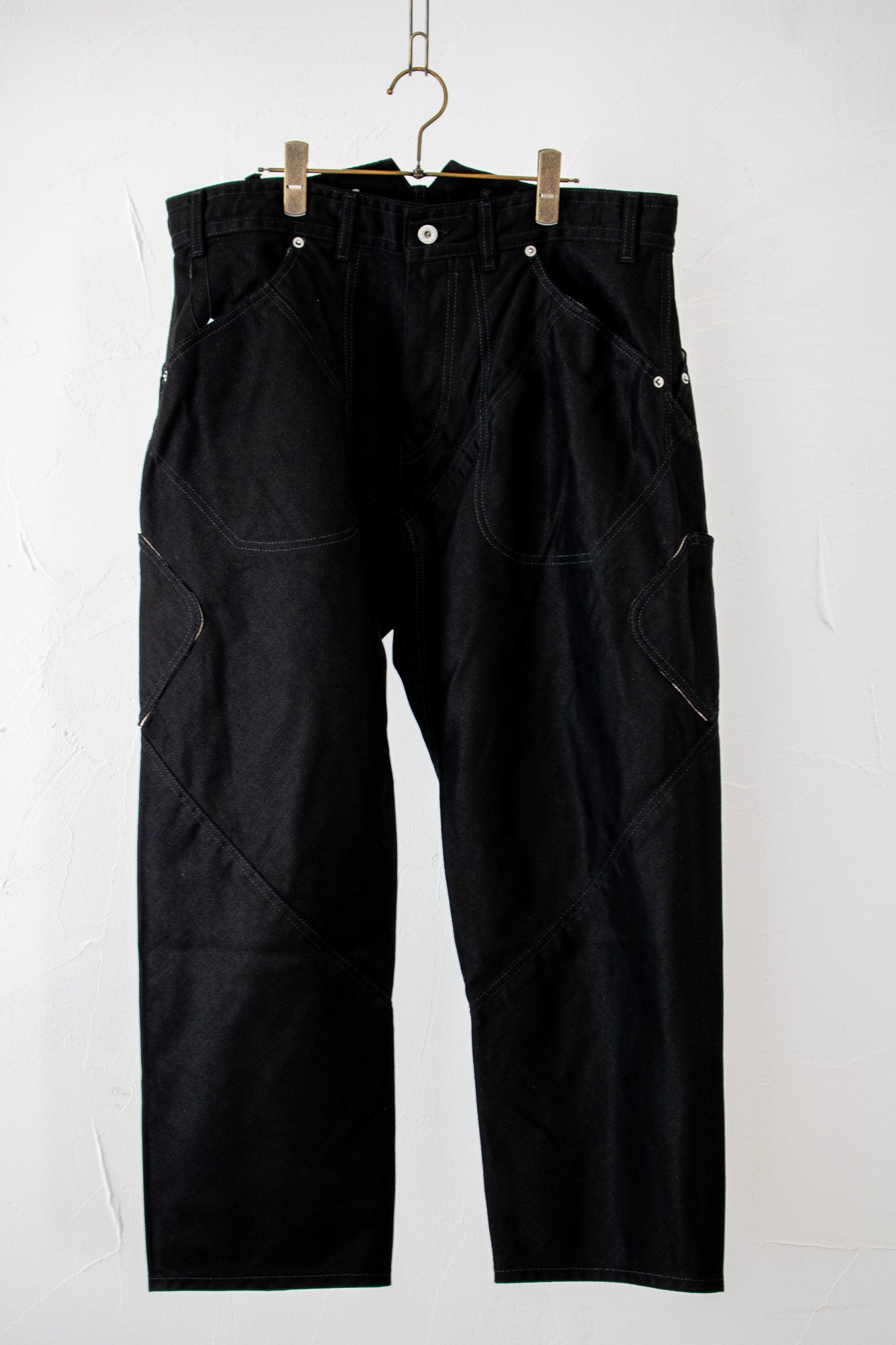 departure pants KKK701 ASIC black denim