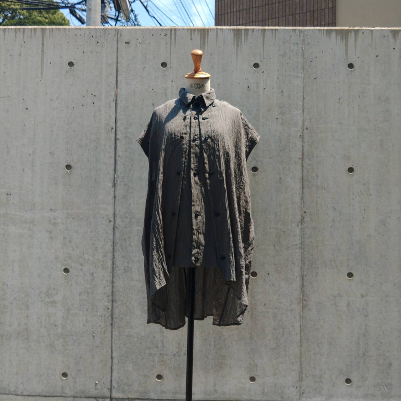 drape blouse  sleeveless K500-NS oziyachizimi chidori