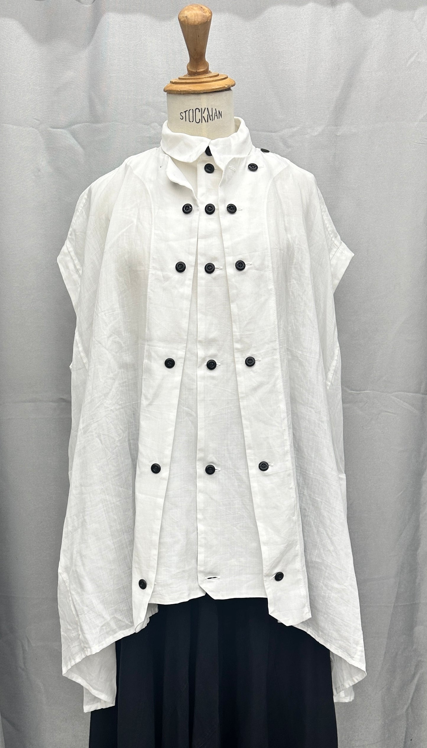 drape blouse  sleeveless K500-NS oziya jyuban