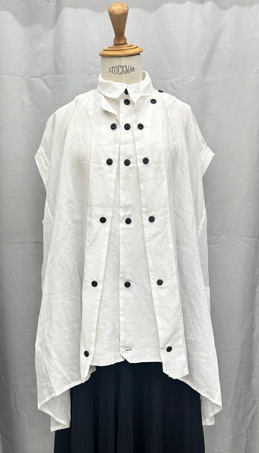 drape blouse  sleeveless K500-NS oziya jyuban