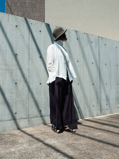 wide pants K704 SIC light gray